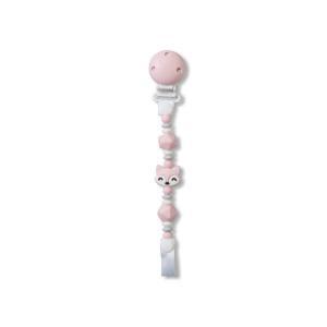 Corrente Silicone Saro Foxy Rosa