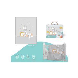 Cobertor Interbaby Safari Cinza