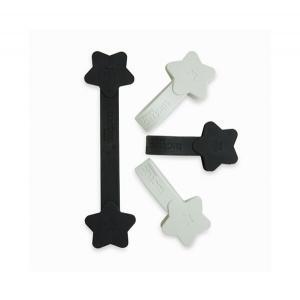 Fitas Magnéticas Para Fraldas Tuc Tuc Branco/Preto