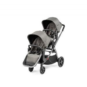 Carrinho Passeio Gêmeos Peg Perego Ypsi City Grey
