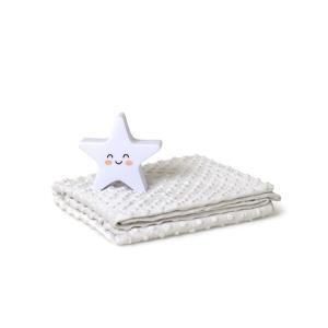 Manta + Luz Presença Interbaby Bolhas Cinza