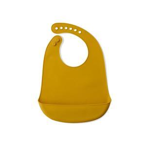 Babete Interbaby Silicone Amarelo Torrado