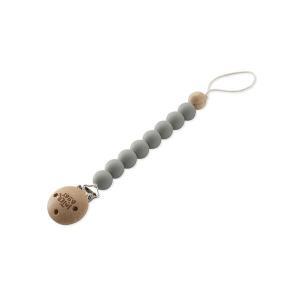 Corrente Chupeta Interbaby Silicone Cinza