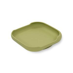 Prato Interbaby Silicone C/ Ventosa Verde Oliva