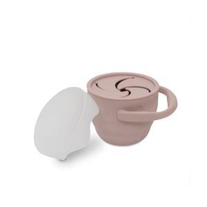Porta Lanches Dobrável Interbaby Silicone Rosa