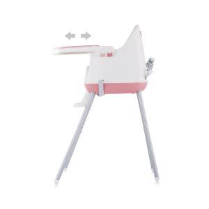 KINDERSTOEL-3-IN-1-PUDDING-roze-met-tafelblad-heen-en-weer-schuifbaar-zijfoto