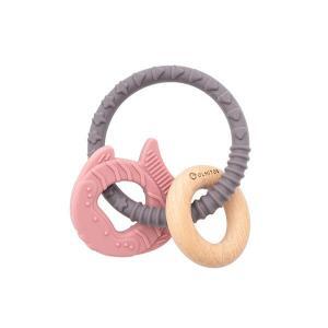 Mordedor Olmitos Silicone Faia Peixe Pink