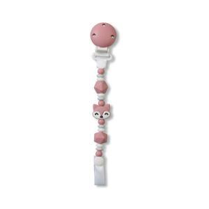 Corrente Silicone Saro Foxy Rosa Escuro