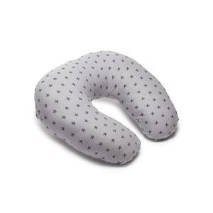 Almofada Amamentação Interbaby 65 x 65cm Estrelas Cinza