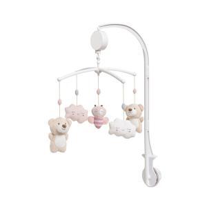 Carrossel Mobile Musical Interbaby Urso Rosa