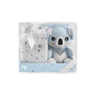 Peluche Koala + Manta Azul