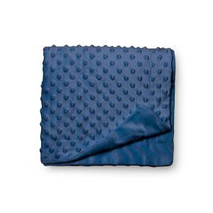 Manta Bolhas Interbaby 80 x 110cm Coralina Azul Marinho