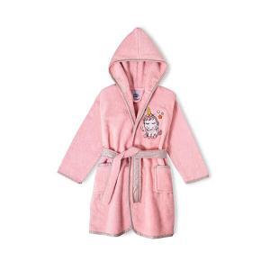 Roupão Criança Interbaby Tam 2-4 Anos Rosa