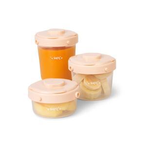 Conjunto 3 Recipientes Alimentos Saro Creme