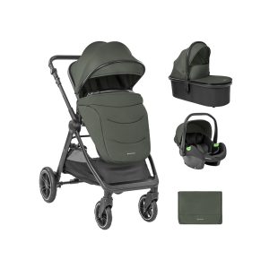 Trio Kikkaboo 3 em 1 Com Alcofa Verde Militar
