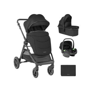 Trio Kikkaboo 3 em 1 Com Alcofa Ava Preto