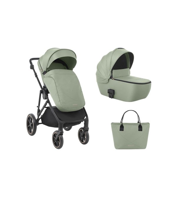 Duo Kikkaboo Thea 2024 2 em 1 Com Alcofa Verde Militar