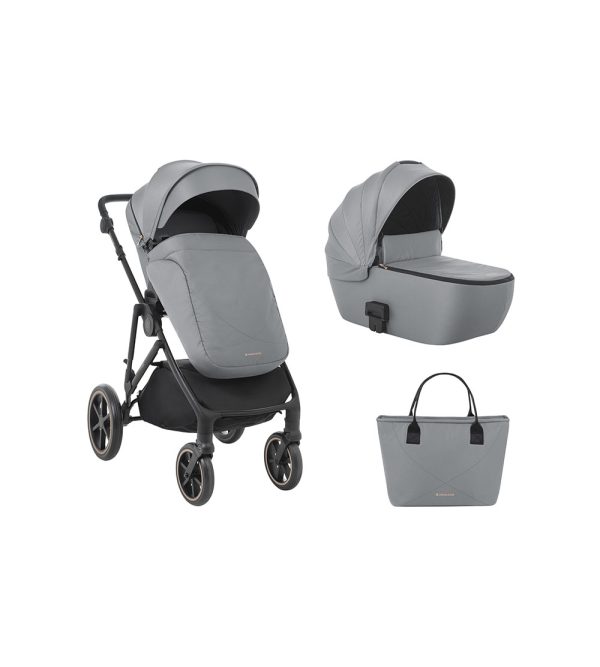Duo Kikkaboo Thea 2024 2 em 1 Com Alcofa Cinzento