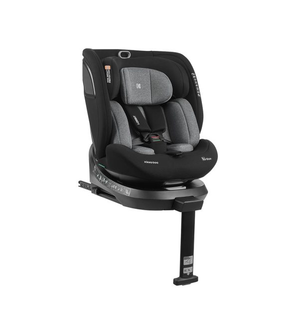 Cadeira Auto Kikkaboo i-Orbit Cinza Escuro