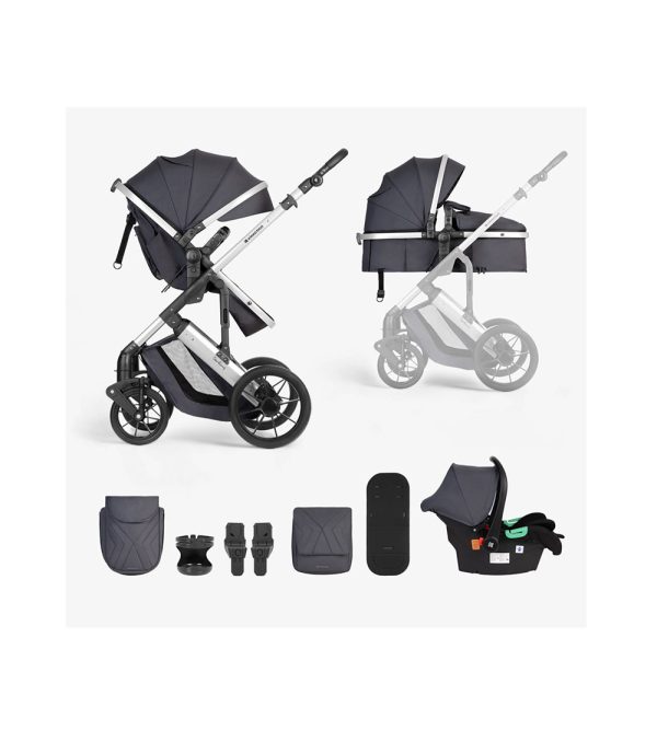 Trio Kikkaboo 3 em 1 Darling Cinzento Escuro 2024