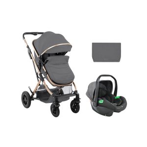 Trio Kikkaboo 3 em 1 Kaia Cinza Claro 2024