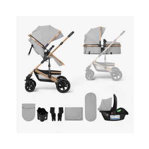 Trio Kikkaboo 3 em 1 Amaia Cinzento Claro 2024