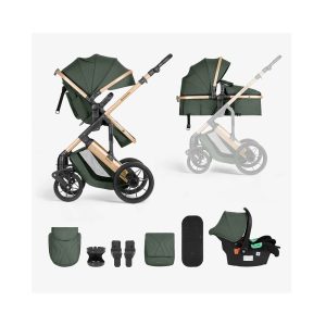 Trio Kikkaboo 3 em 1 Darling Verde Militar 2024