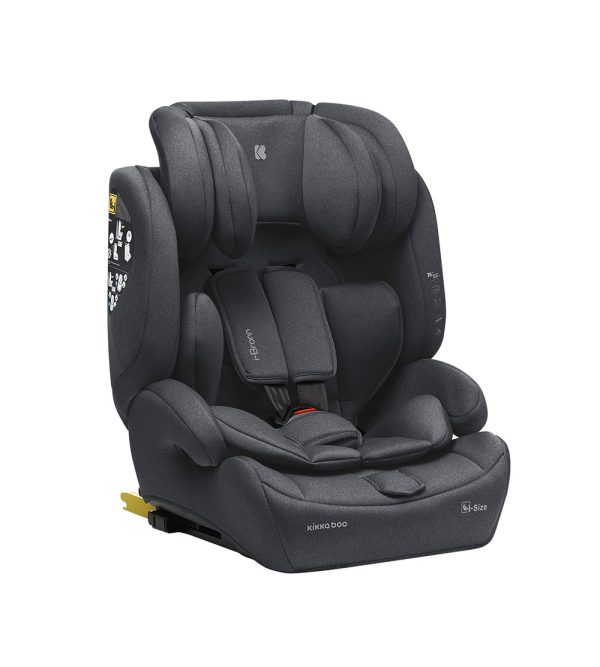 Cadeira Auto Kikkaboo i-Bronn Cinza
