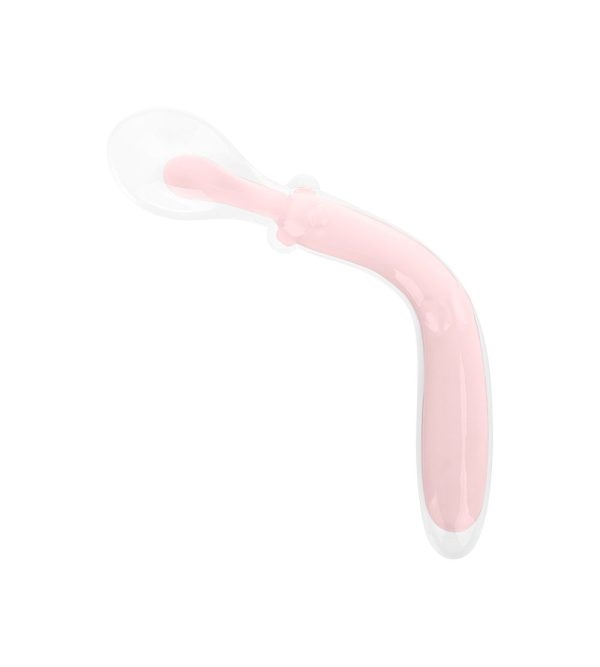 Colher Aprendizagem Flexível Kikkaboo Rosa