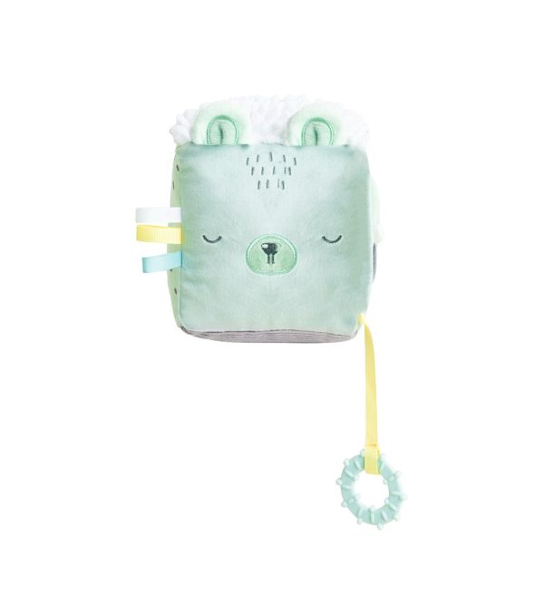 Cubo Peluche Kikkaboo Bear With Me Menta