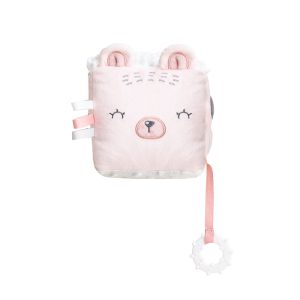 Cubo Peluche Kikkaboo Bear With Me Rosa