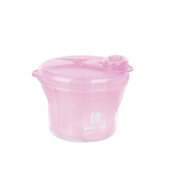 Dispensador Leite Em Pó 2 em 1 Kikkaboo Rosa