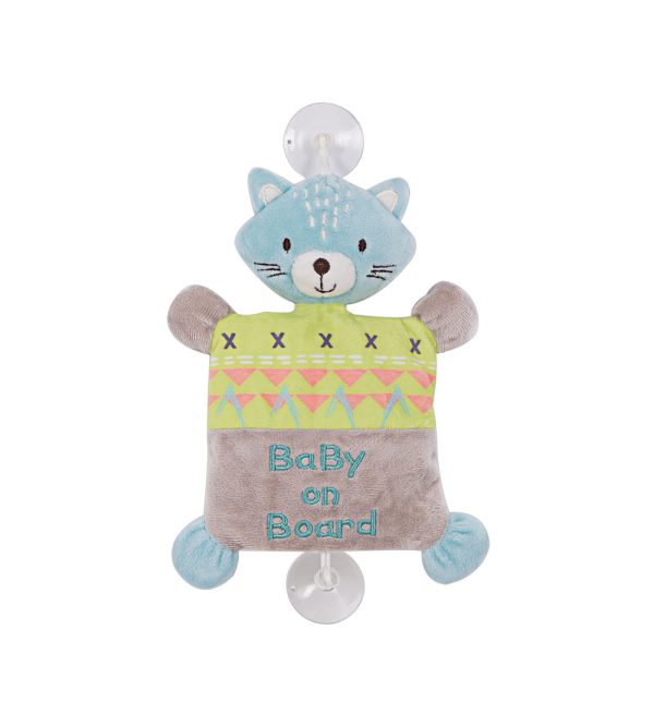Peluche Bebé a Bordo Kikkaboo Gato