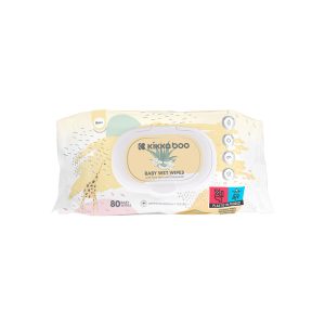 Toalhitas Húmidas Kikkaboo Aloe Vera e Camomila 80 und