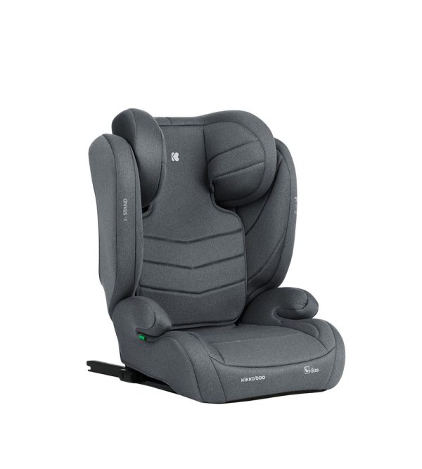 Cadeira Auto Kikkaboo i-Stand Cinza Escuro