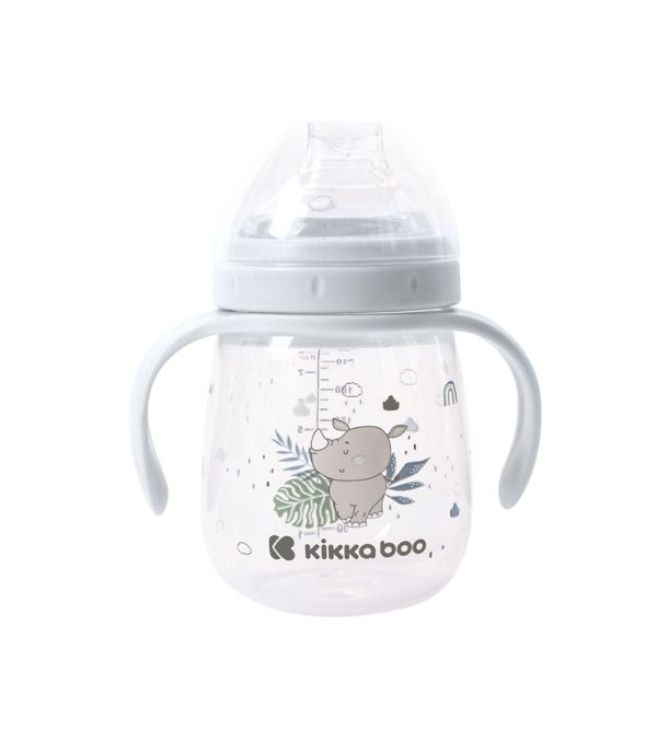 Copo Tetina Silicone Kikkaboo Savanna Azul