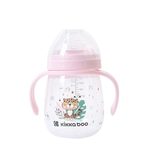 Copo Tetina Silicone Kikkaboo Savanna Rosa