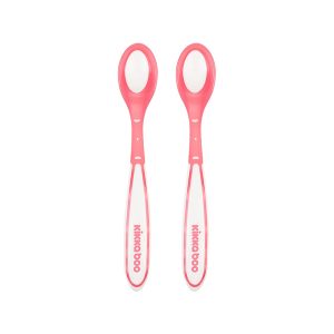 Colher Sensor Térmico Kikkaboo Boo 2 Uni Rosa