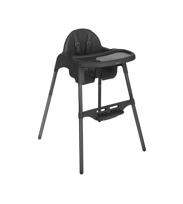 Cadeira Refeição Kikkaboo Jammy 2 em 1 Preta