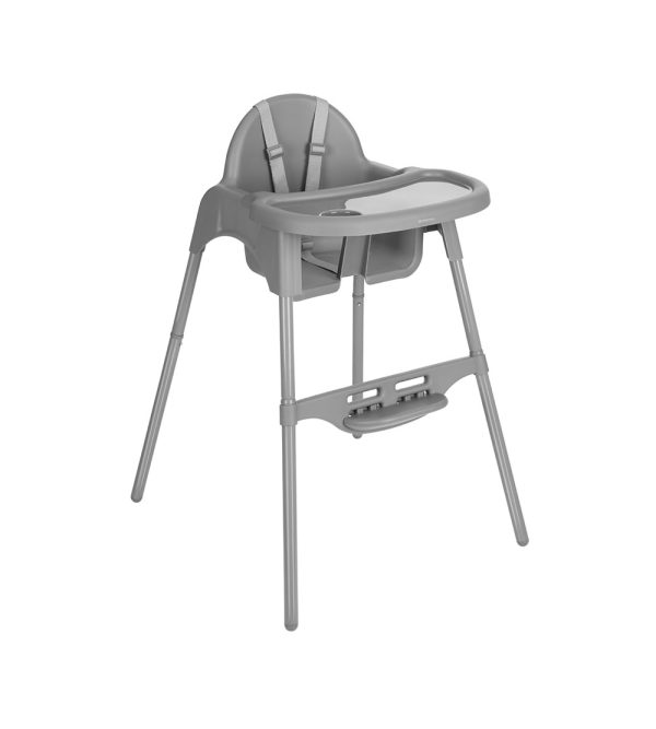 Cadeira Refeição Kikkaboo Jammy 2 em 1 Cinza