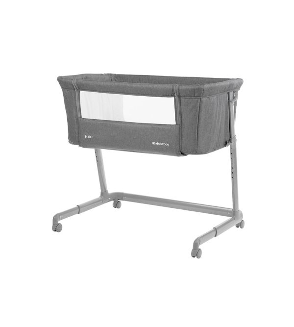 Berço Co-Sleeping Kikkaboo Lulu Cinza Escuro