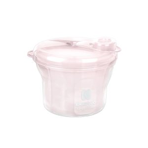 Dispensador Leite Em Pó 2 em 1 Kikkaboo Rosa Claro