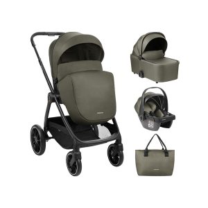 Trio Kikkaboo Modena 3 em 1 Verde Militar