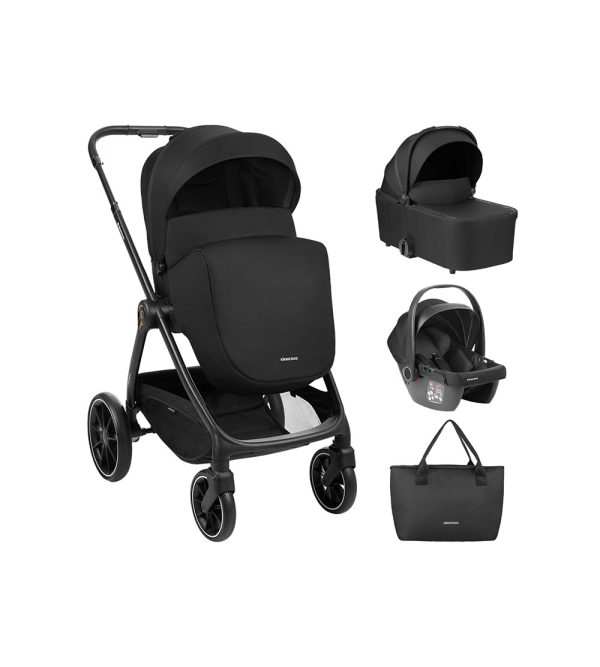 Trio Kikkaboo Modena 3 em 1 Preto