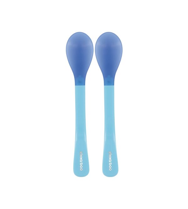 Colher Sensor Térmico Kikkaboo 2 Uni Azul