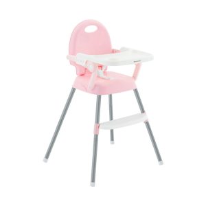 Cadeira Refeição Kikkaboo Spoony 3 em 1 Rosa