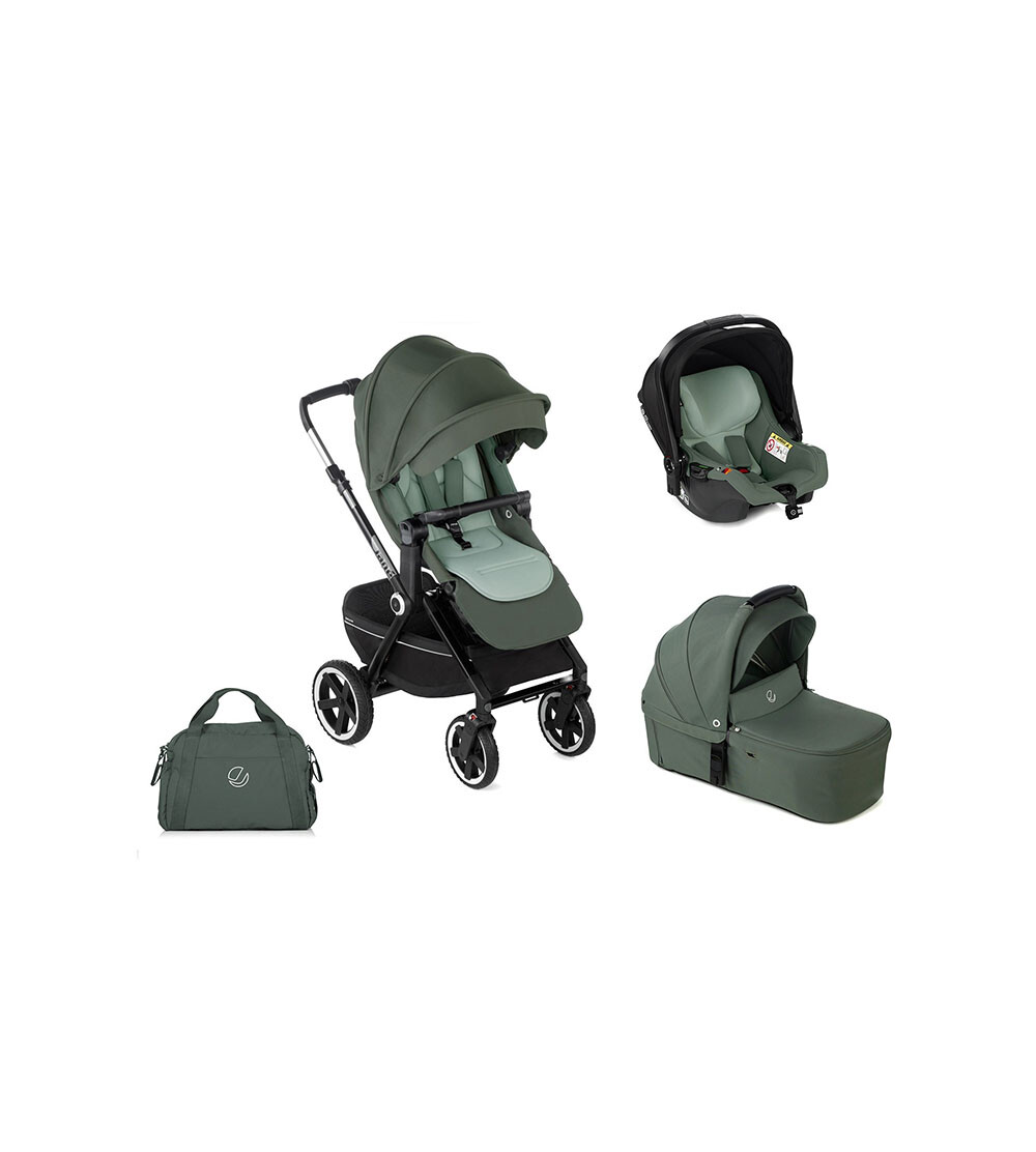 Trio Jané Crosslight + Alcofa Sweet + Koos I-Size R1 Botanic