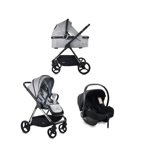 Trio Ibebe Ice Gray Chrome + Avionaut Cosmo Smart 2.0 Black
