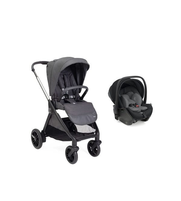 Duo Chicco Bellagio Black Satin + First Recline Black