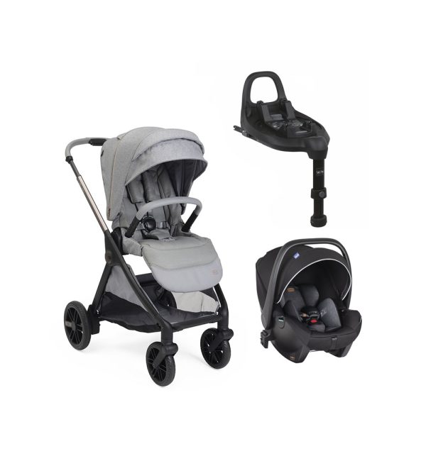 Duo Chicco Bellagio Lunar Rock + Kory Plus Black + Full Base 360